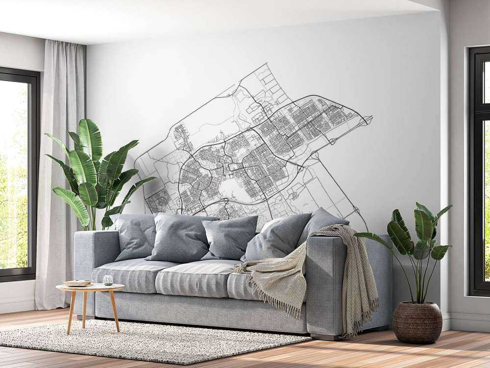 Plan d'étage d'Almere, blanc