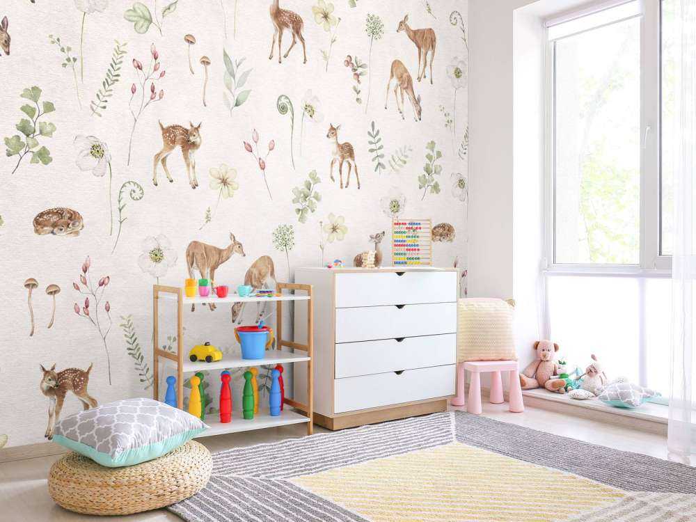 Dancing Deer - White - 120