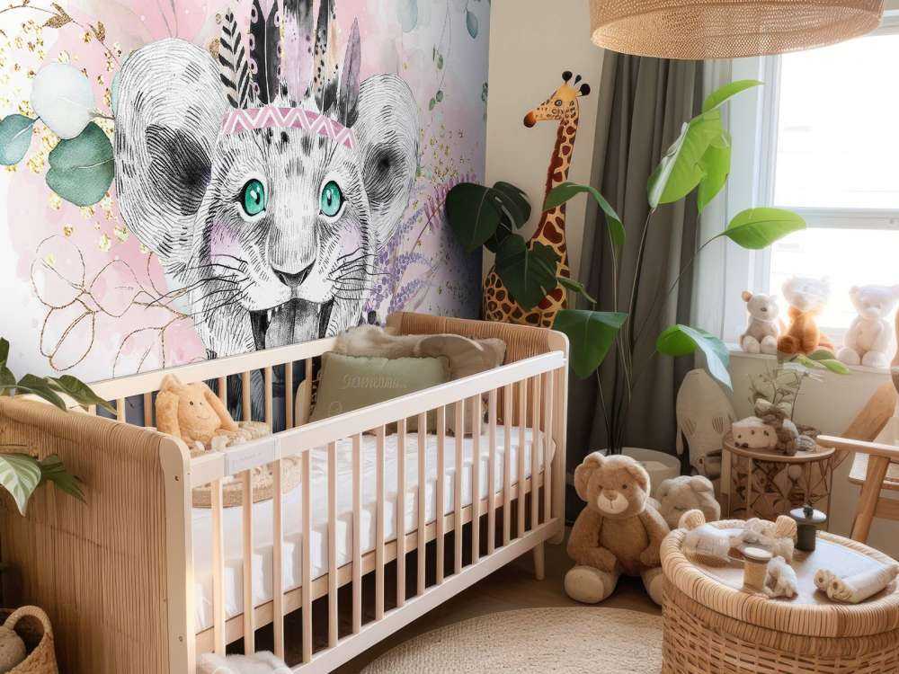 Lionne forêt féérique