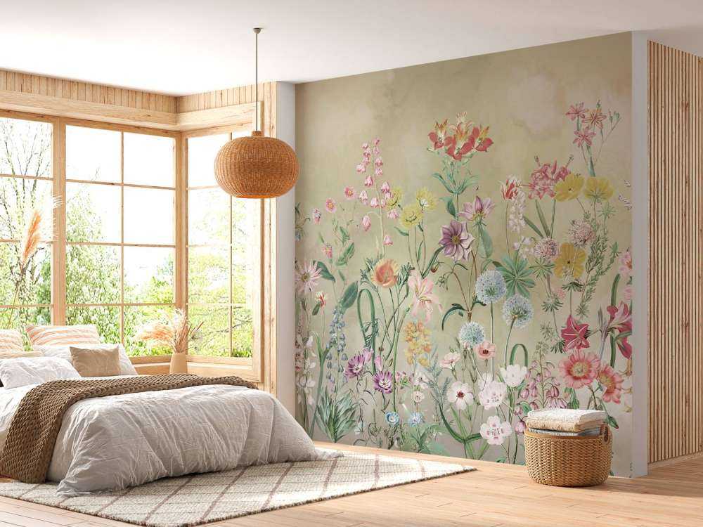 Symphonie de fleurs sauvages pastel