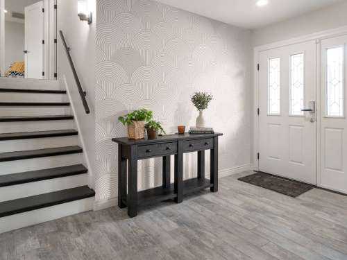 Arches et courbes Boho - beige neutre