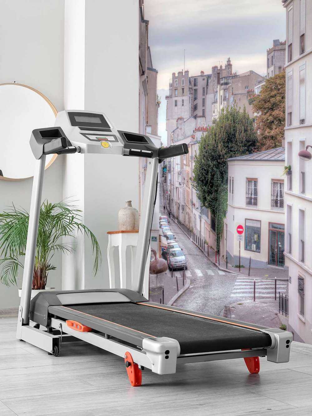 View of streets in Paris, France