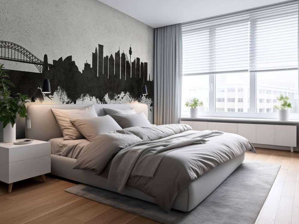 Aquarelle skyline, Sydney