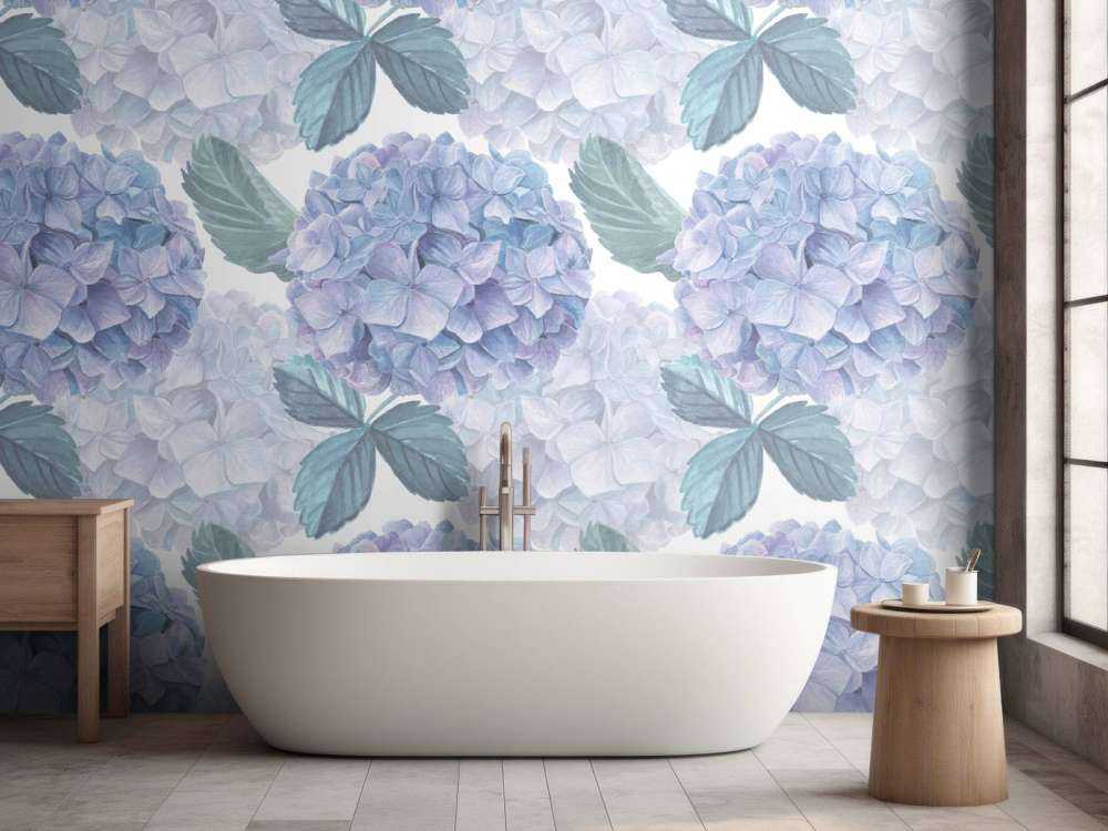 Rosée sur les Hortensias