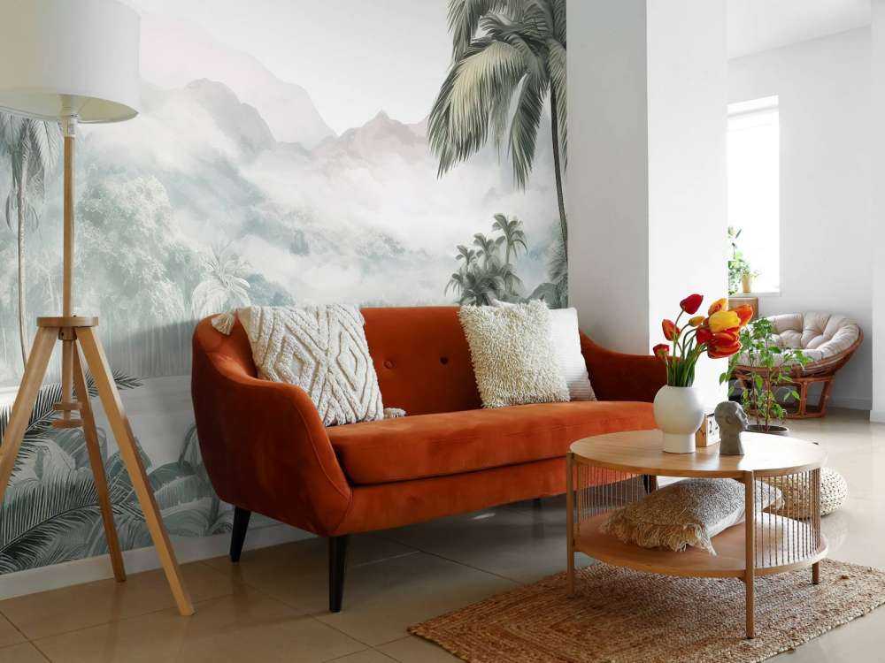 Panorama Montagneux Vert des Tropiques