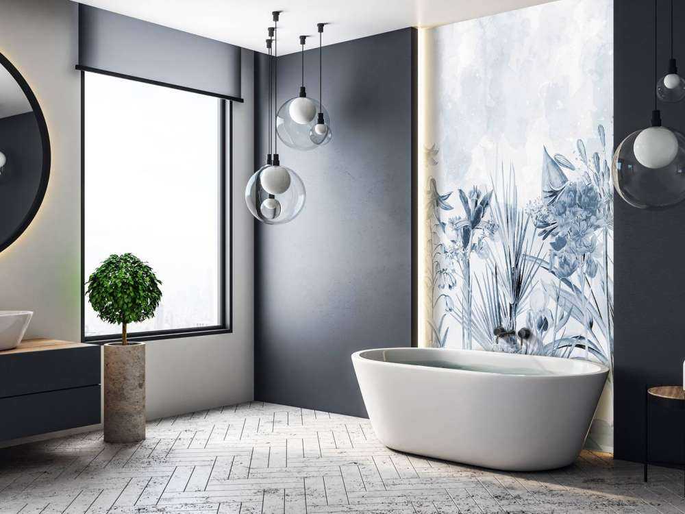 Élégance Florale Monochrome