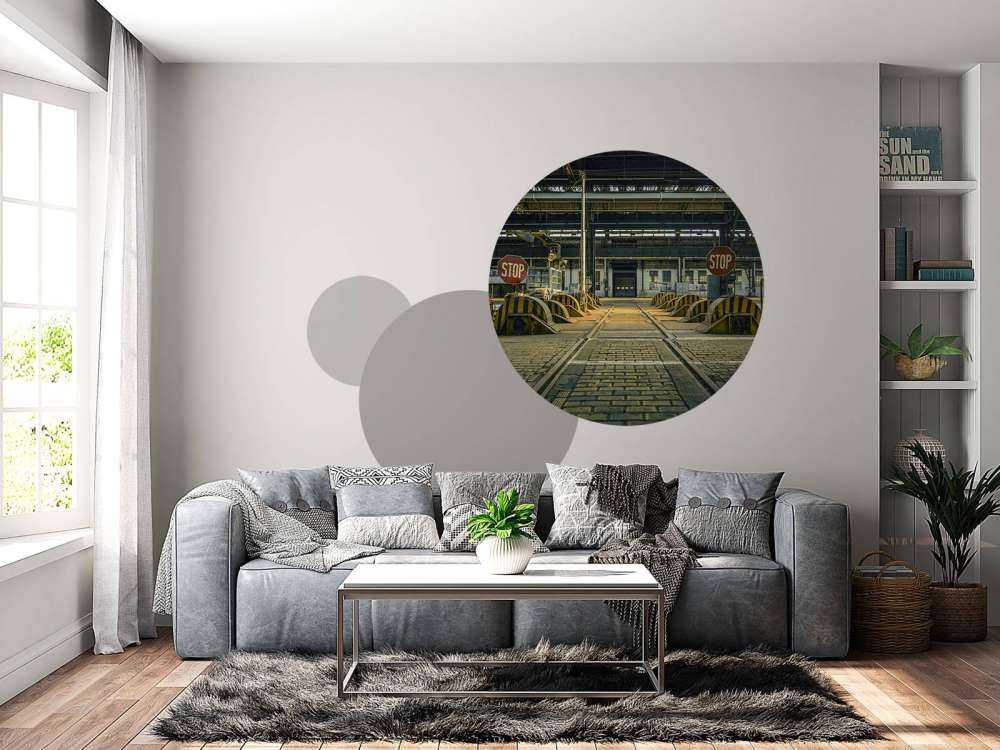 Hall industriel désaffecté