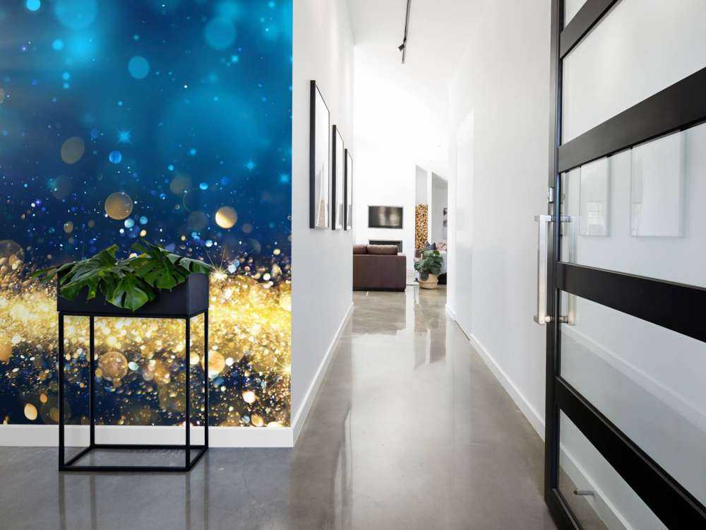 Étoile dans la nuit scintillante