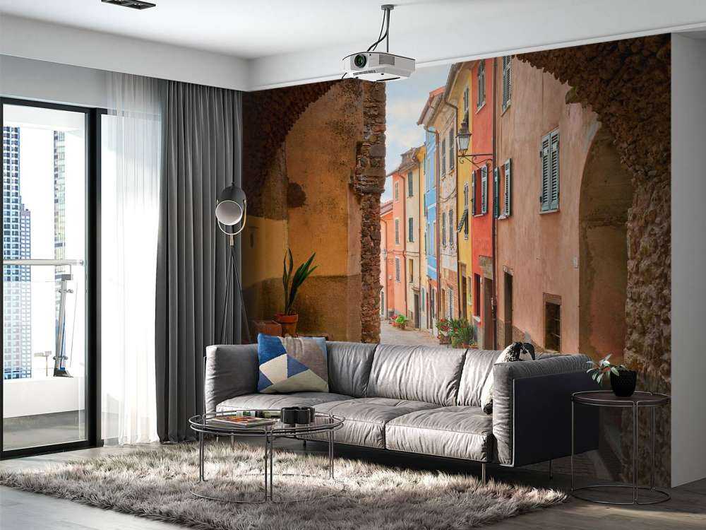 Rue italienne avec arc