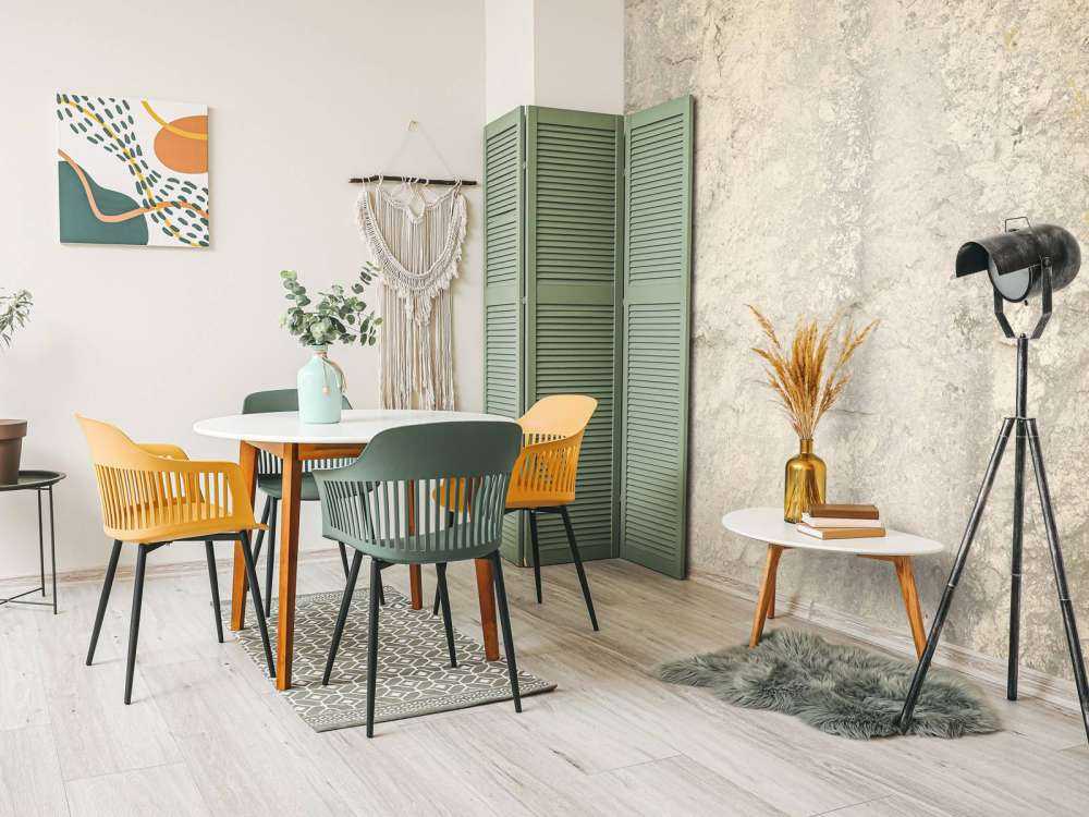 Mur de roche beige