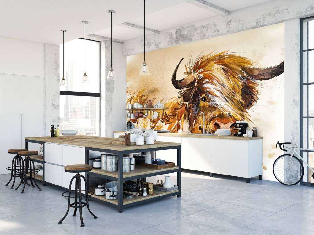 Peinture d'un Highlander écossais