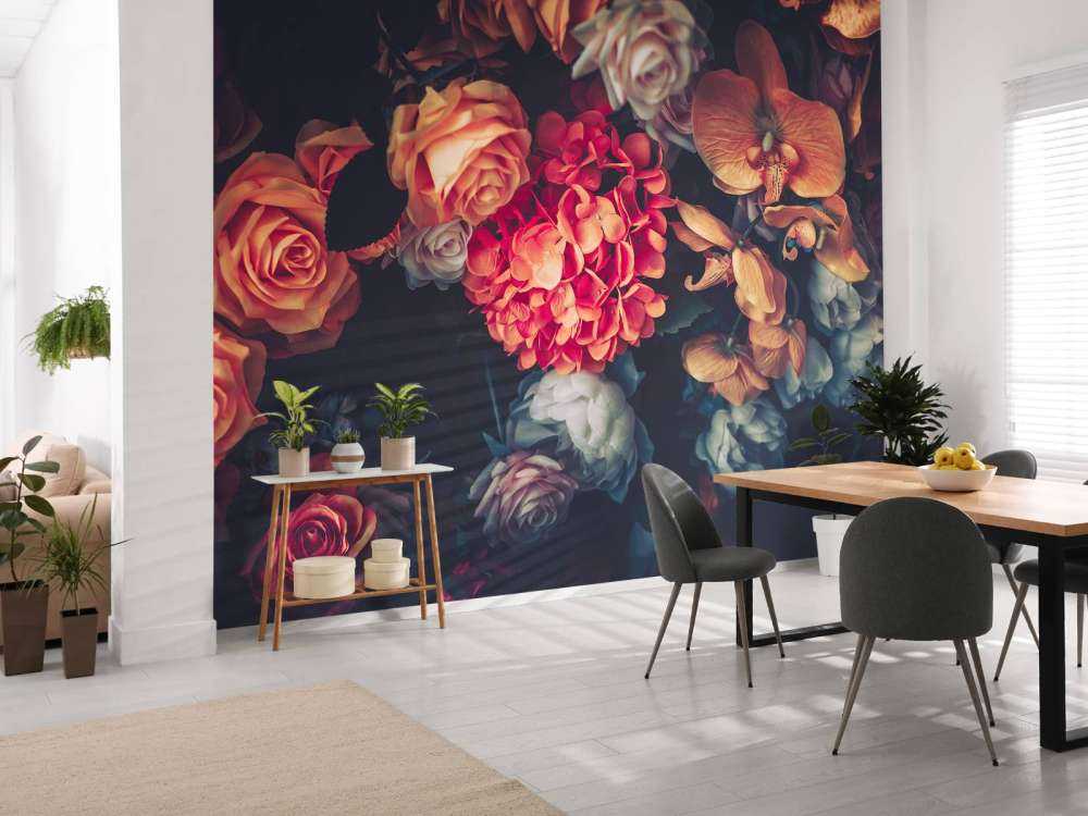 Vieux bouquet de roses