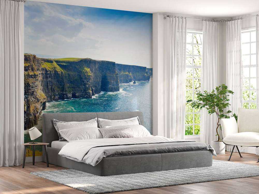 Falaise le long de la côte