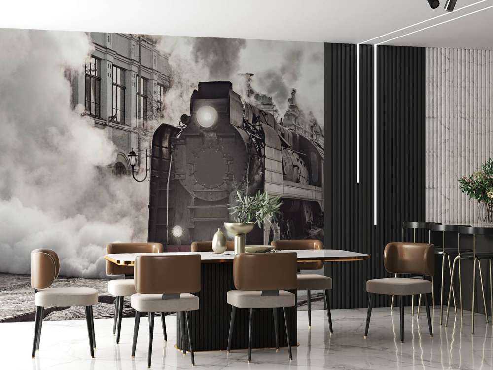 Train de courant d'évaporation