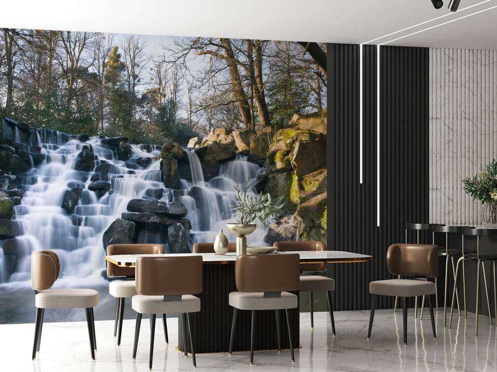 Chute d'eau en hiver