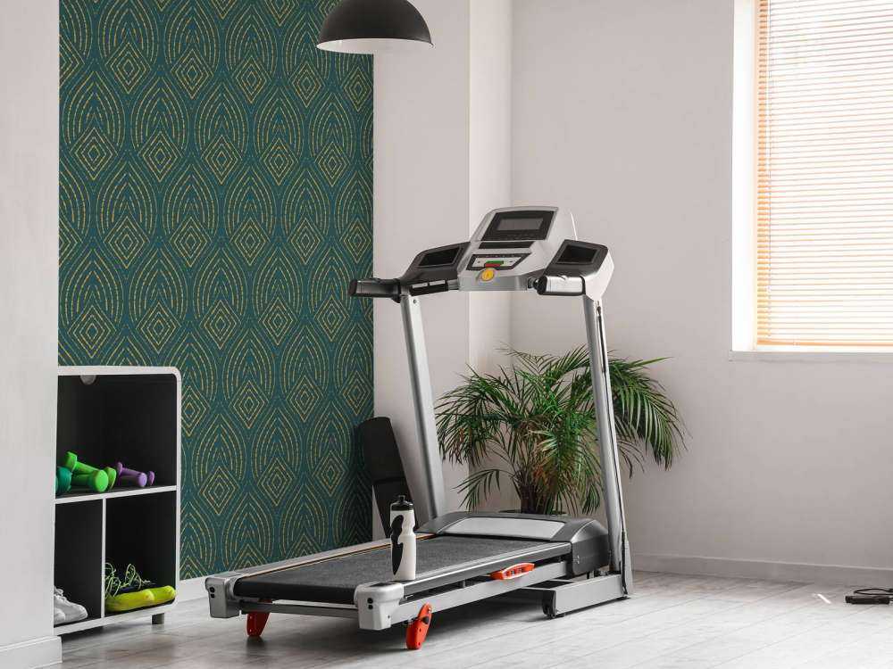 Motif abstrait de paon