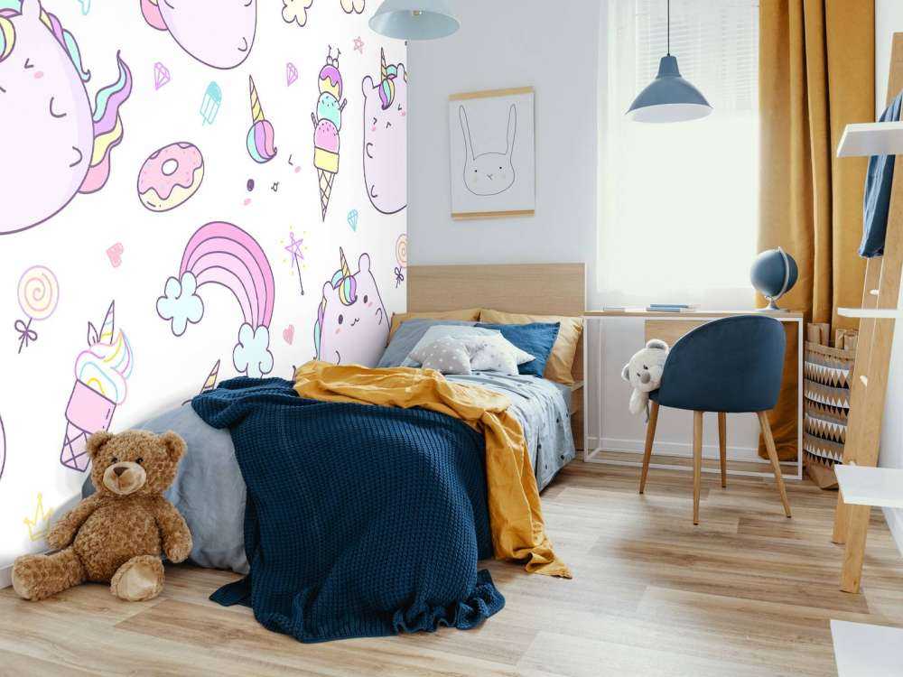 Licornes avec des glaces