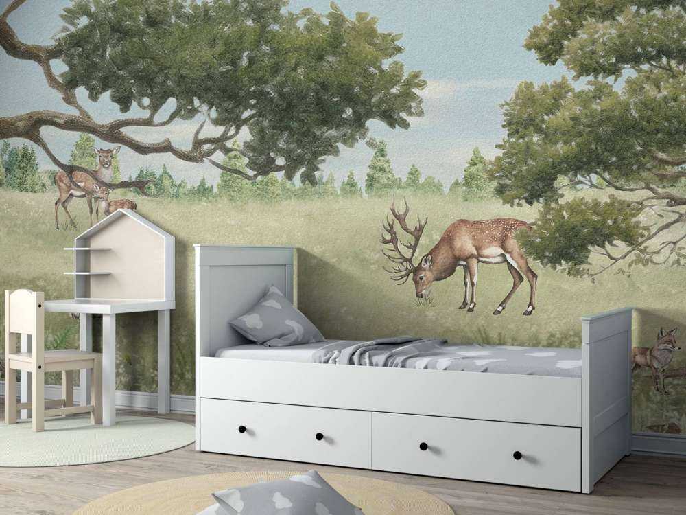 Paysage avec animaux