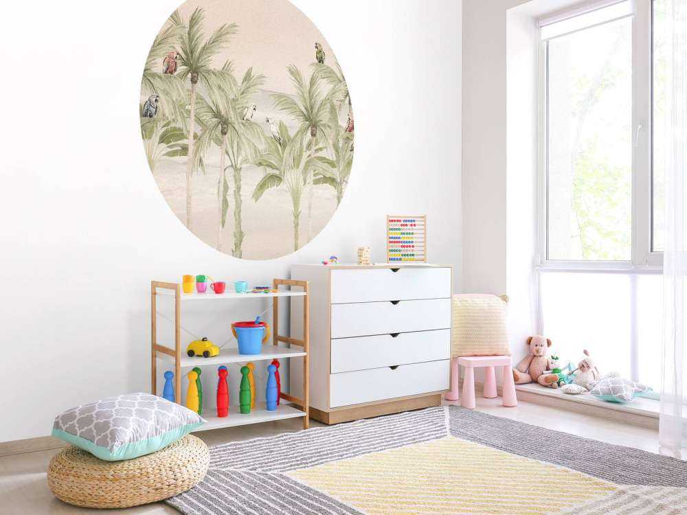 Perroquets sur la plage