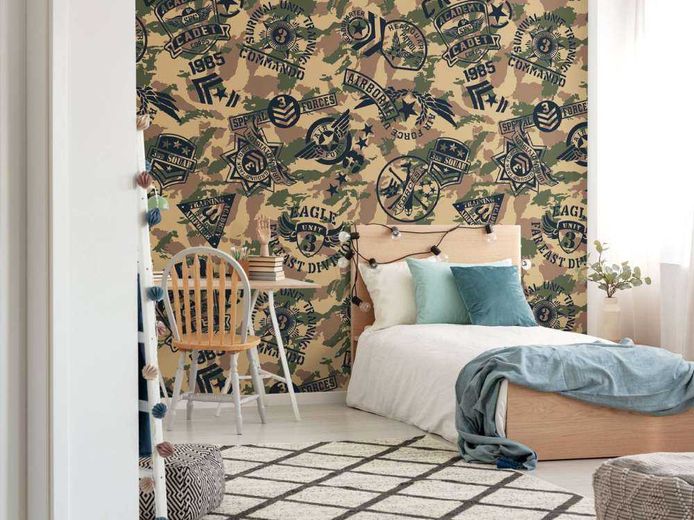 Camouflage avec logos