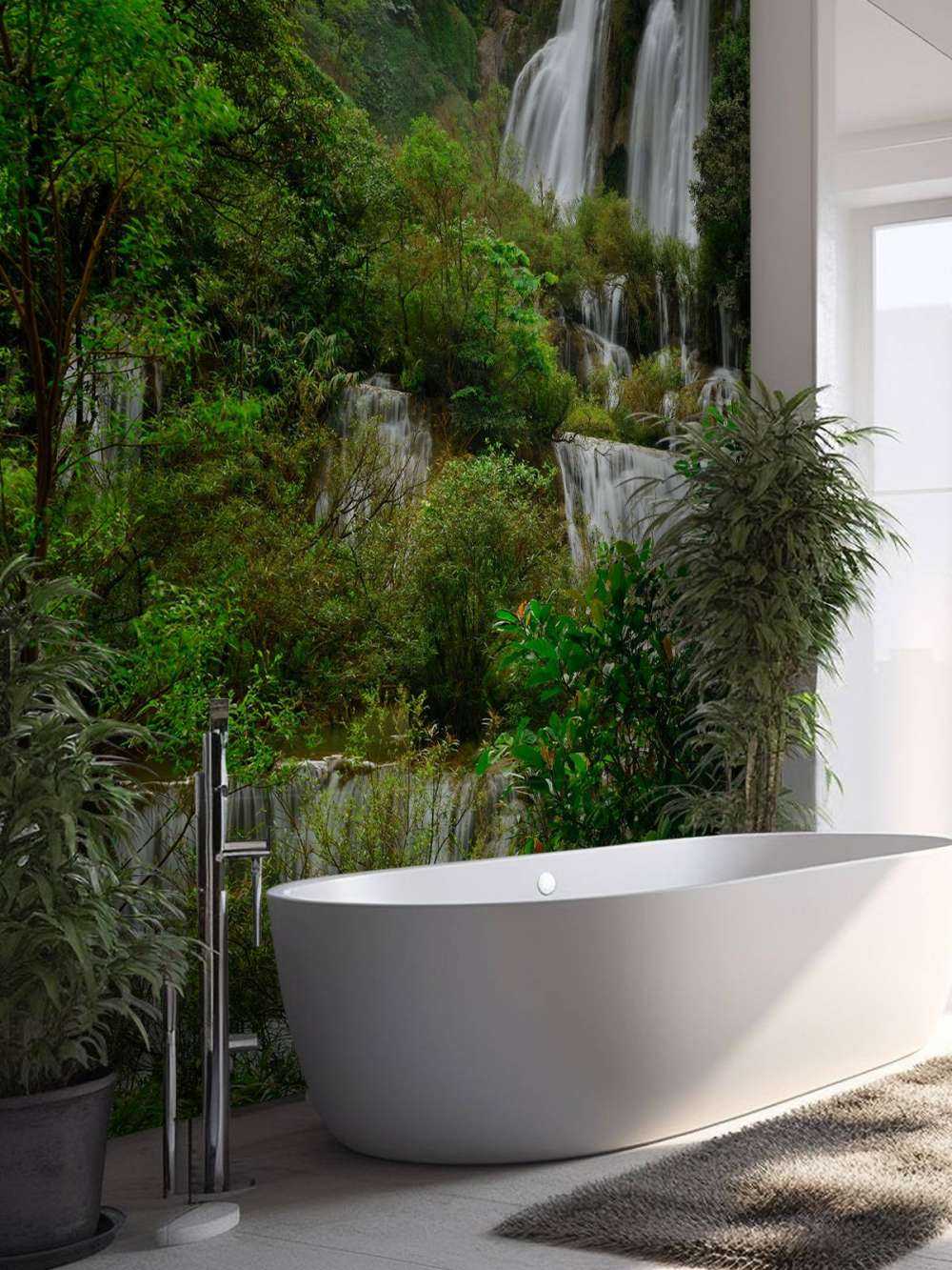 Grande chute d'eau en Thaïlande