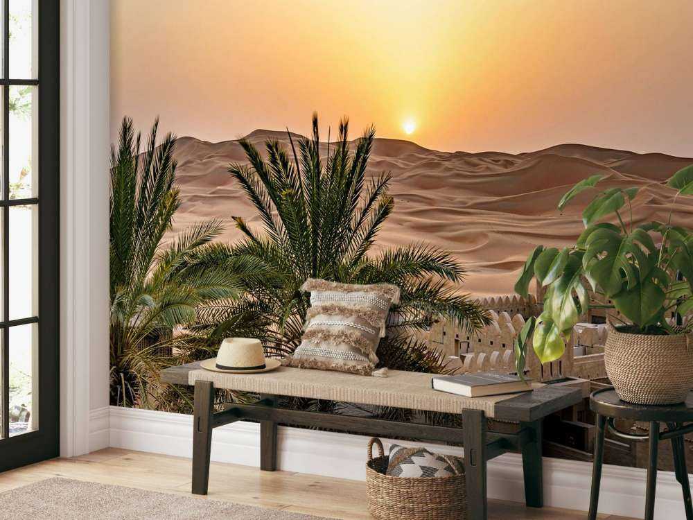 Abu Dhabi au coucher du soleil