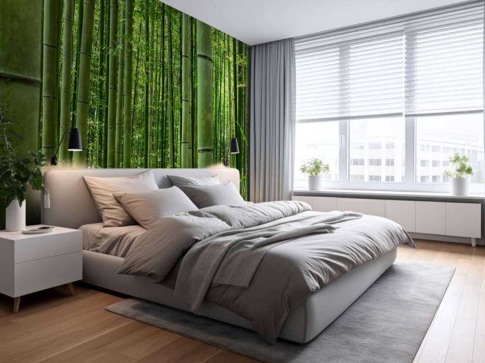 Au milieu de la forêt de bambous