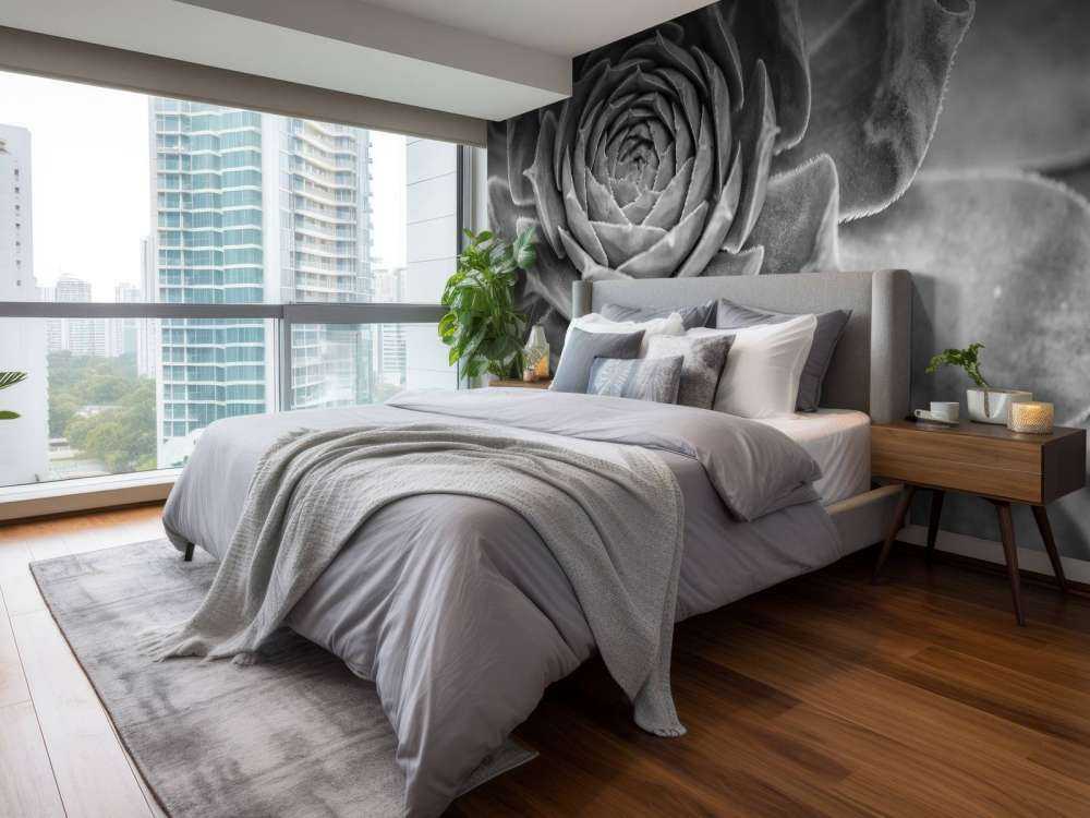 Gros plan sur une succulente