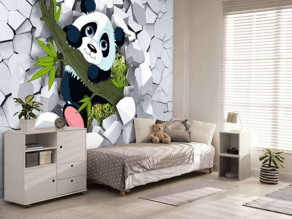 Un panda mignon
