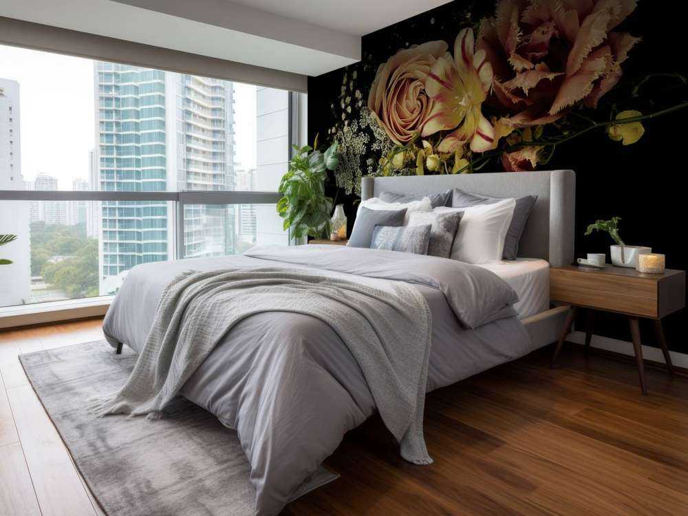 Guirlande de fleurs Vintage