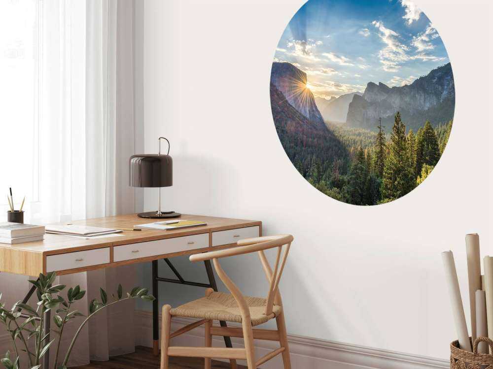 Coucher de soleil dans le parc national