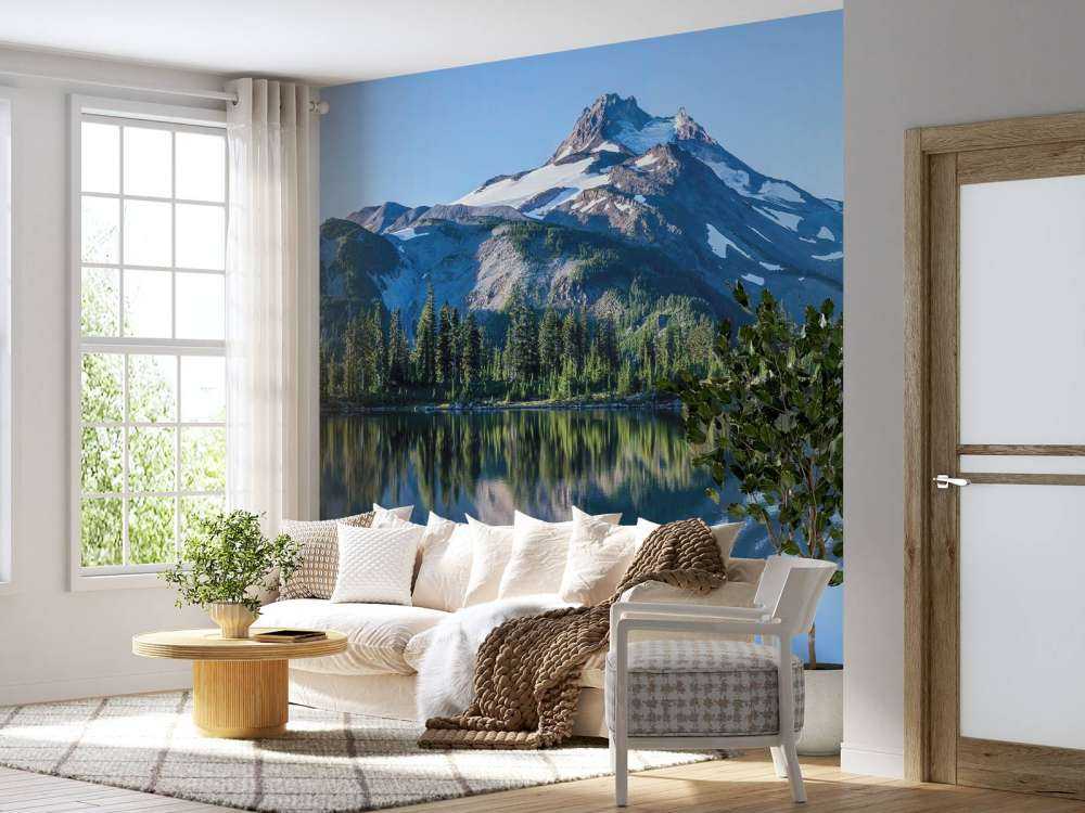 Photo fond d'écran montagnes de neige