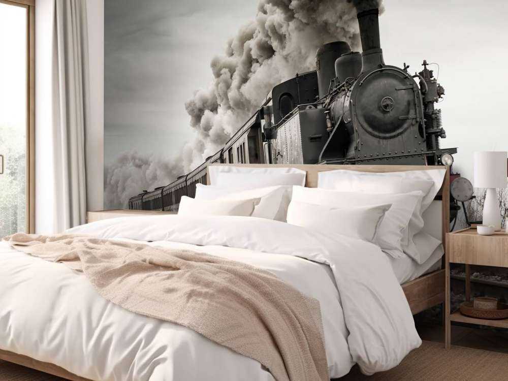 Vieux train à vapeur