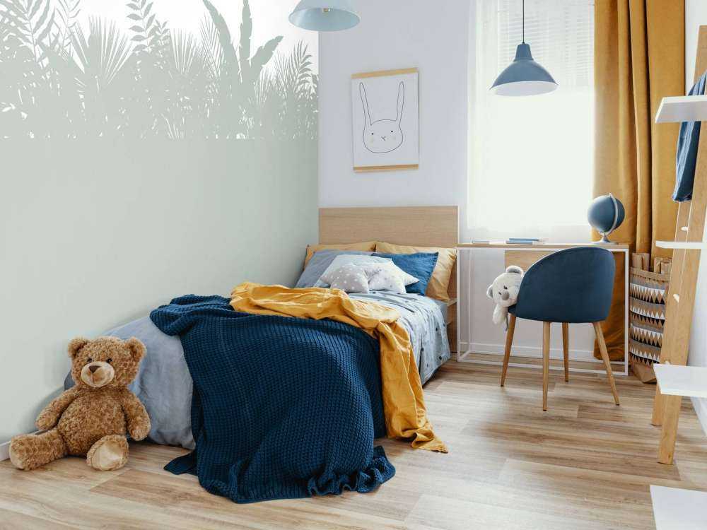 Silhouettes feuilles de palmier, vert clair