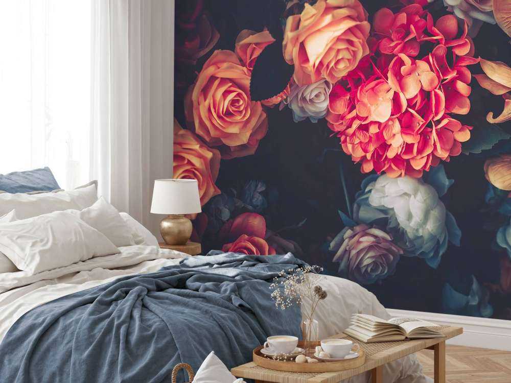 Vieux bouquet de roses