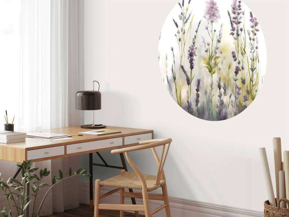 Lavande Clair Seamless Beige Chaud