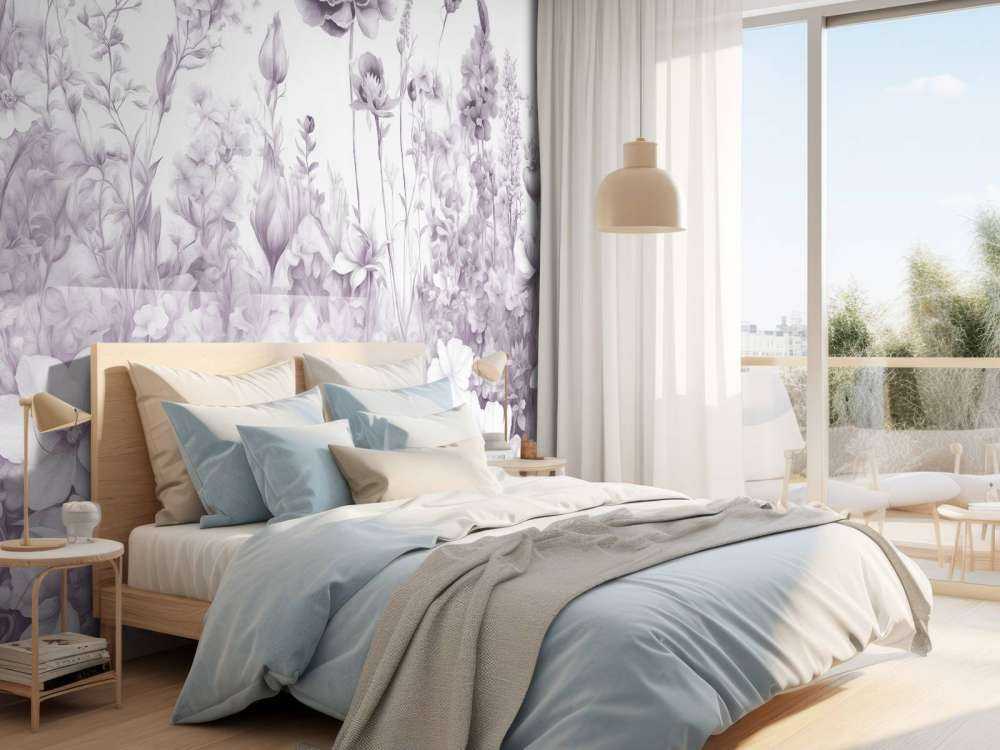 Fleurs de mon âme sans couture - lavande