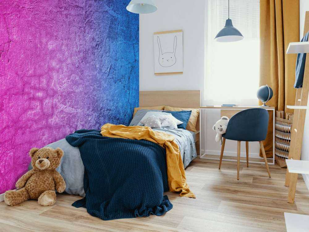 Texture de béton néon