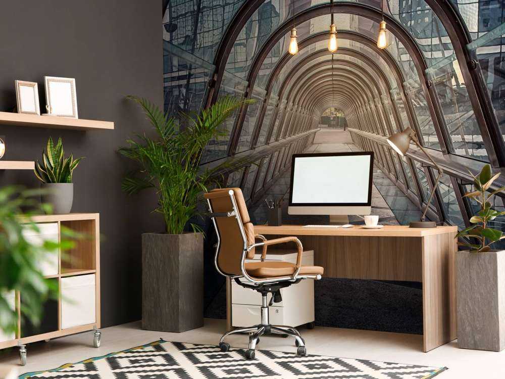 galerie vitrée entre les tours urbaines