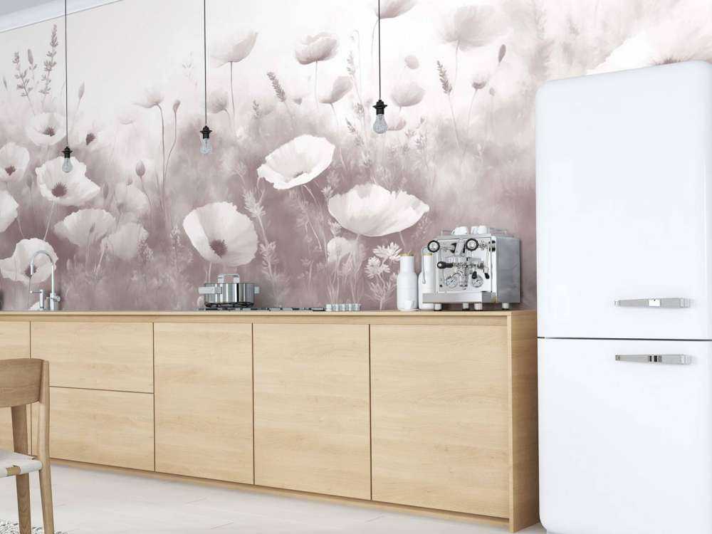 Danse de fleurs sauvages - rose