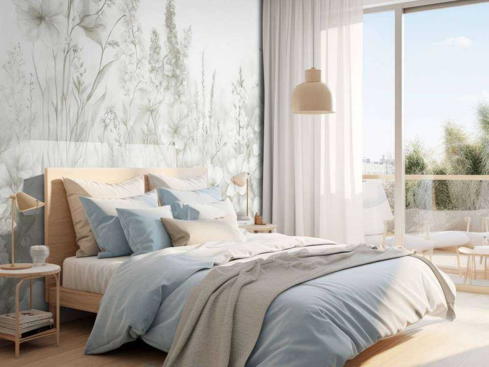 Jardin anglais tendre - vert menthe