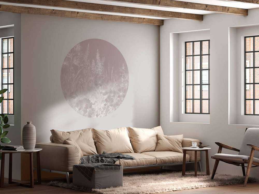 Jardin anglais tendre - rose