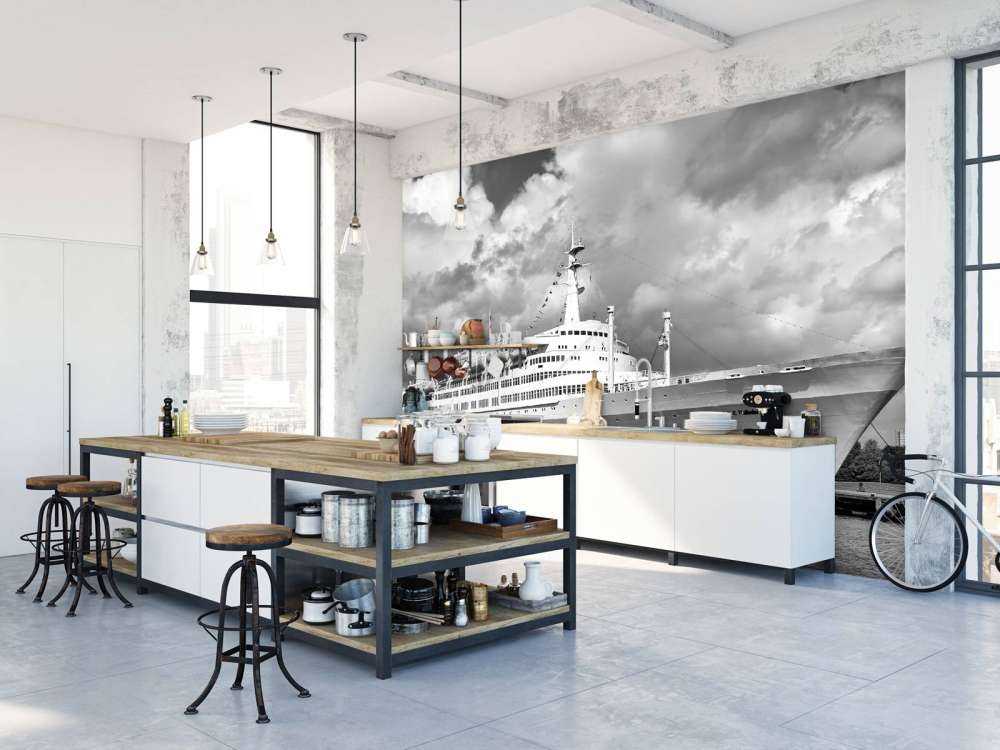 Classique océan intemporel en noir et blanc