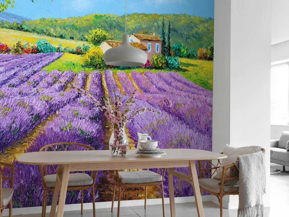 Lavender under linden