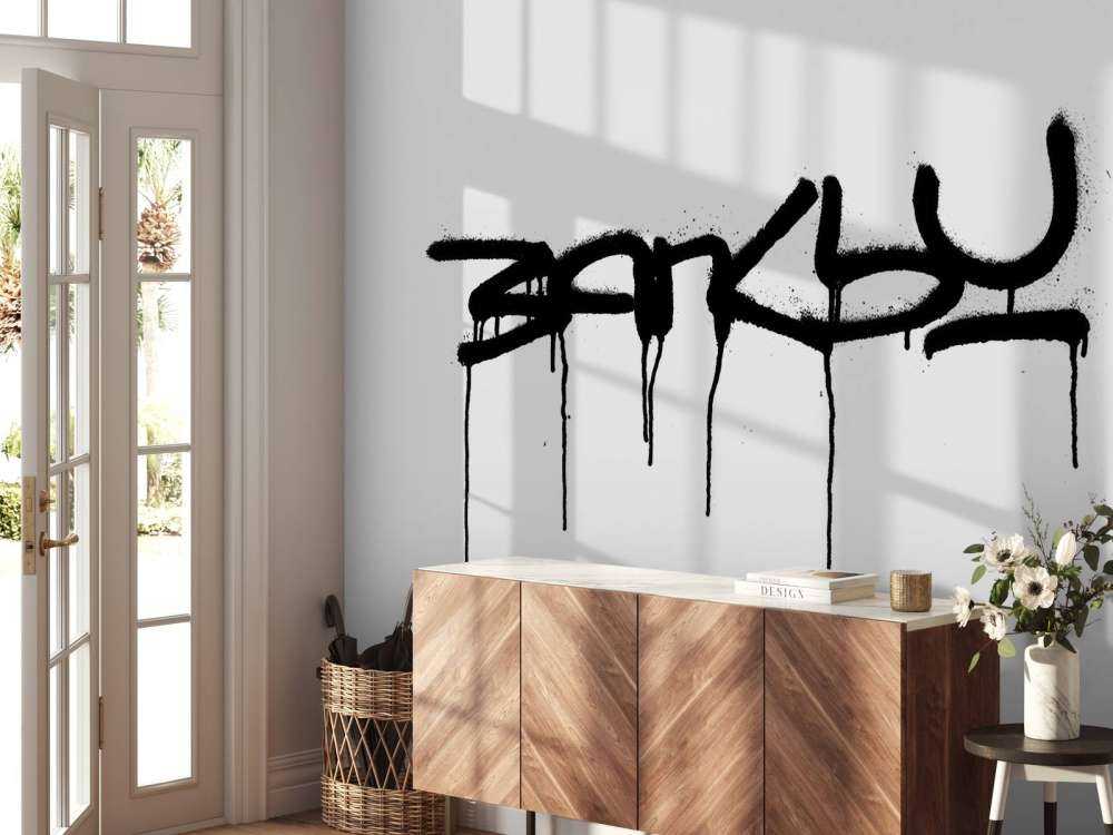 Banksy - Tag, white
