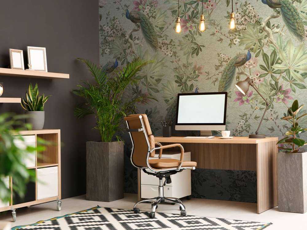 Paons de jardin vintage - vert menthe