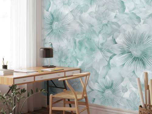 Élégance Botanique Aquarelle Menthe Glacée