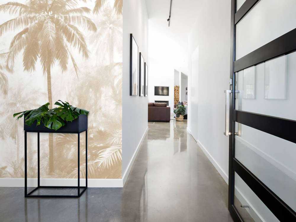 Forêt de Palmiers Brumeuse, taupe