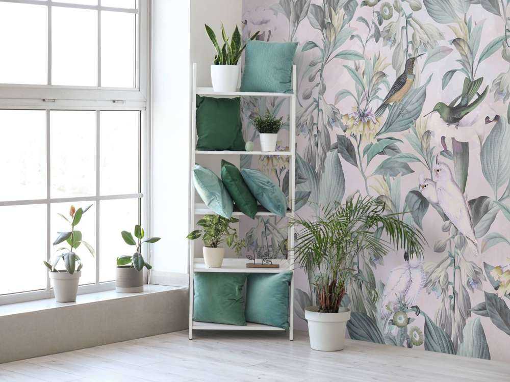 Chant d'oiseau éthéré en fleurs - Élégance atténuée