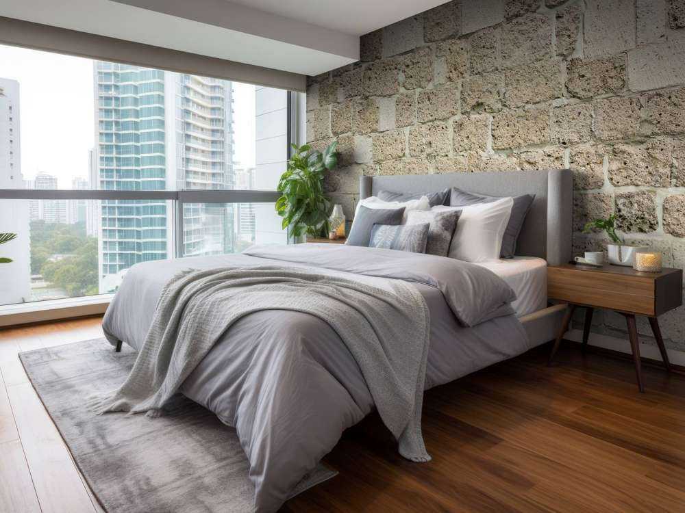 Mur avec de grosses briques